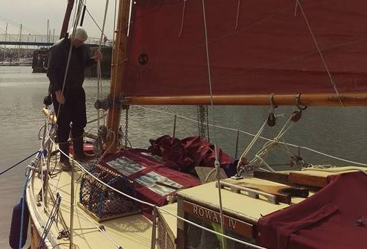 Tom Cunliffe aboard Rowen IV