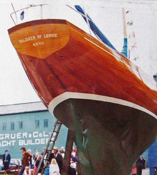 Stern View on Launch Day
